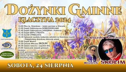 24.08, Kłaczyna: Dożynki Gminy Dobromierz