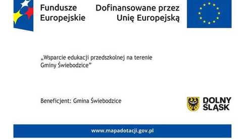 Świebodzice otrzymały dotację na wsparcie edukacji przedszkolnej