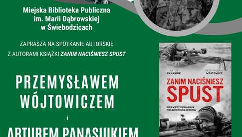 25.10, Świebodzice: Spotkanie autorskie z P. Wójtowiczem i A. Panasiukiem 