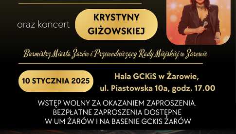 10.01, Żarów: Spotkanie Noworoczne i koncert Krystyny Giżowskiej