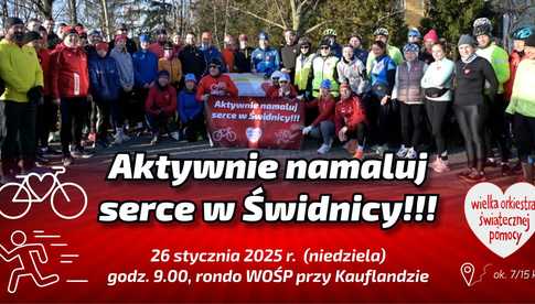 26.01, Świdnica: Aktywnie namaluj serce w Świdnicy - akcja dla WOŚP