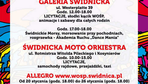 26.01, Świdnica: 33. Finał WOŚP 