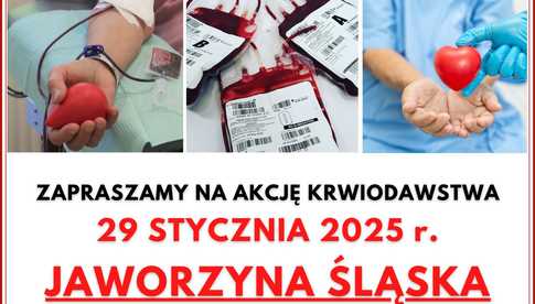 29.01, Jaworzyna Śląska: Zbiórka krwi