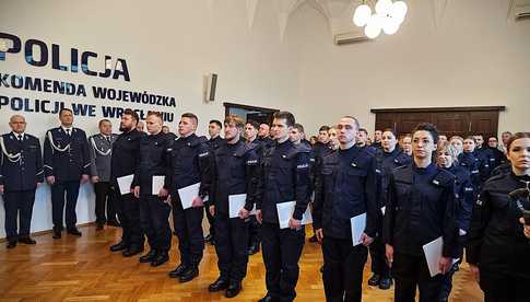 [FOTO/WIDEO] Nowi policjanci zasilili jednostki na terenie Dolnego Śląska