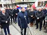 [WIDEO/FOTO] Przemysław Czarnek wizytował w Świdnicy. Wyraził wsparcie dla Karola Nawrockiego