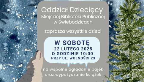 22.02, Świebodzice: Kinoranek z biblioteką