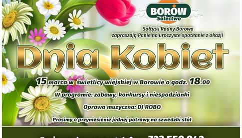 15.03, Borów: Dzień Kobiet