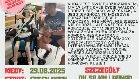 29.06, Świebodzice: Start III Marszu Charytatywnego Świebodzice na Ślężę dla Kuby Zakierskiego