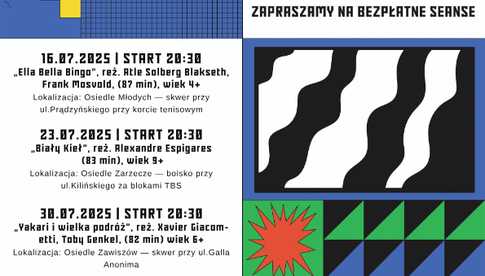 9.07 i inne terminy, Świdnica: Cyklu seansów Lato na Podwórku