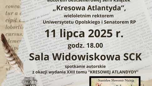 11.07, Strzegom: Spotkanie autorskie z prof. Stanisławem Nicieją