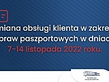 Od 7 do 10 listopada nie złożysz wniosku paszportowego i nie odbierzesz paszportu w Ząbkowicach Śląskich