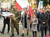 Uroczystości Święta Niepodległości pod Pomnikiem Poległym za Ojczyznę w Ząbkowicach Śląskich 