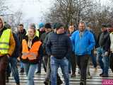  Protest rolników w Ząbkowicach Śląskich. Na ósemkę wyjechało prawie 200 traktorów 