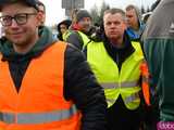  Protest rolników w Ząbkowicach Śląskich. Na ósemkę wyjechało prawie 200 traktorów 