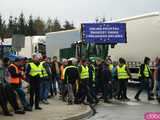  Protest rolników w Ząbkowicach Śląskich. Na ósemkę wyjechało prawie 200 traktorów 