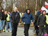  Protest rolników w Ząbkowicach Śląskich. Na ósemkę wyjechało prawie 200 traktorów 