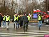  Protest rolników w Ząbkowicach Śląskich. Na ósemkę wyjechało prawie 200 traktorów 