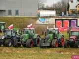  Protest rolników w Ząbkowicach Śląskich. Na ósemkę wyjechało prawie 200 traktorów 