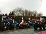  Protest rolników w Ząbkowicach Śląskich. Na ósemkę wyjechało prawie 200 traktorów 