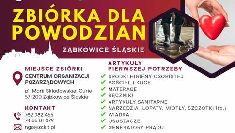 WAŻNE! Zbiórka dla poszkodowanych w powodzi - potrzebna pilna pomoc 