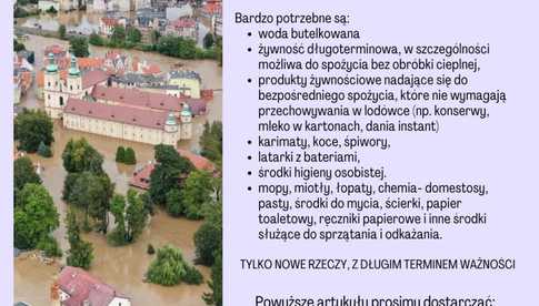 Wsparcie dla ofiar powodzi: czego potrzebują teraz powodzianie? Zbiórka Gminy Ciepłowody