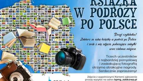 Książka w podróży po Polsce - Konkurs Biblioteki Publicznej w Ząbkowicach Śląskich 